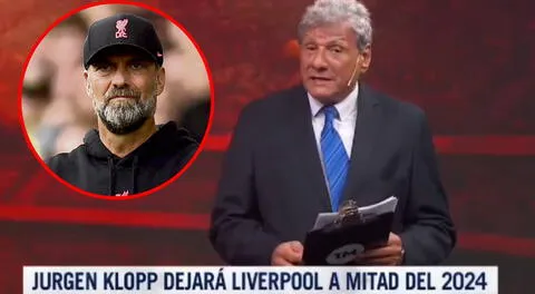 Periodista uruguayo comete terrible error: Klopp deja Liverpool porque "le queda 1 año de vida"