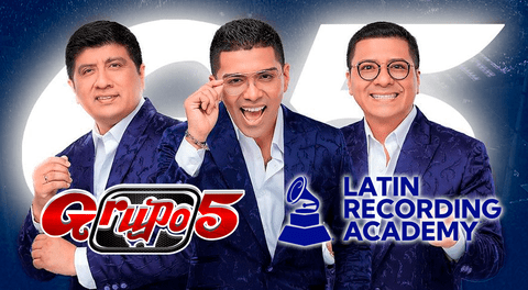 Christian Yaipén anuncia que el Grupo 5 ya es miembro de los Latin Grammy: "Muchos sueños por cumplir"