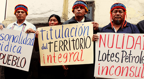 CIDH da tres meses de plazo al Estado peruano para que responda denuncia del pueblo Achuar.