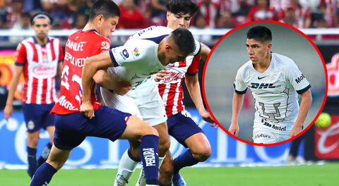 Periodista mexicano criticó a Piero Quispe tras derrota de Pumas contra Chivas por Liga MX