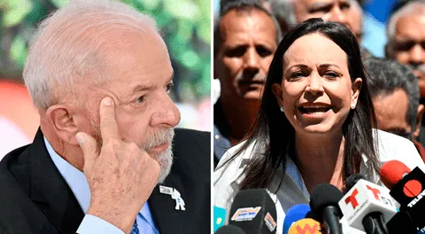 Lula da Silva recomienda a María Corina Machado "no llorar" y elegir a otro candidato