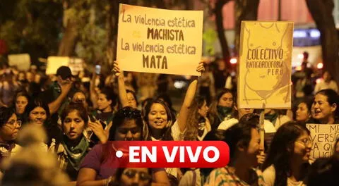 EN VIVO Marcha por el Día Internacional de la Mujer: manifestantes protestan en el parque Kennedy