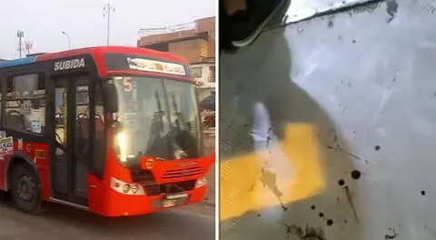 SMP: asaltan a balazos a más de 20 pasajeros de bus 'El Rápido' y huyen en motocicletas