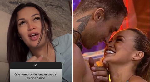 ¿Angie Arizaga y Jota Benz ya eligieron el nombre para su bebé? La modelo lo revela