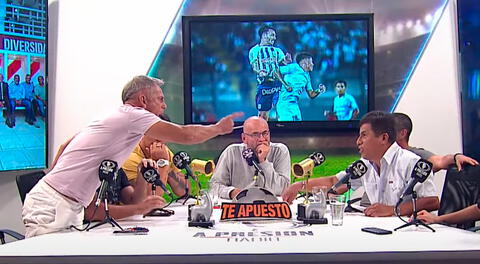 Julinho pierde los papeles y pelea con panelista de 'A presion' tras analizar el Alianza vs. Cristal