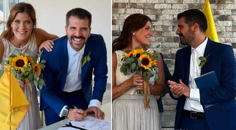José Peláez se casó con Alejandra de la Flor y le dedica tierno mensaje: “Mi mejor versión es contigo”