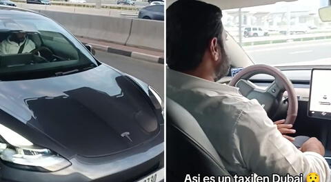 Peruano revela su increíble experiencia en Dubái viajando en un auto Tesla: ¿cuánto le costó?