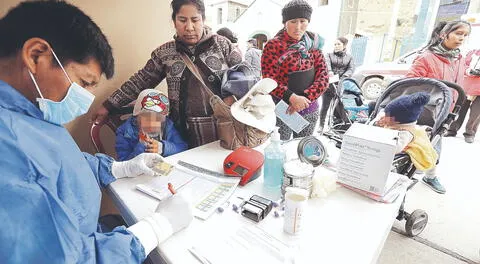 Anemia infantil aumentó en 15 regiones del país en solo un año