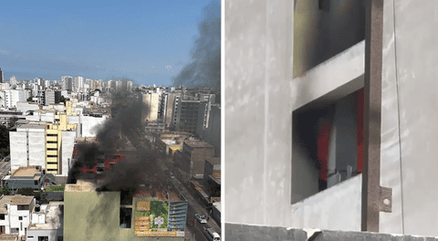 Pueblo Libre: se registra incendio en un edificio de la av. General Clement
