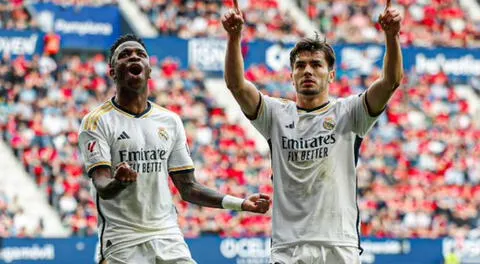 ¡Victoria merengue! Real Madrid derrotó 4-2 a Osasuna por LaLiga EA Sports y sigue en la cima de la tabla