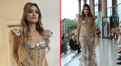Milett Figueroa brilló como modelo en la Argentina Fashion Week: así fue su desfile en pasarela