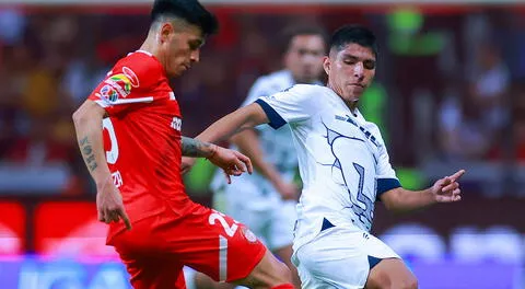 Con Piero Quispe, Pumas cayó goleado ante Toluca por la fecha 12 de la Liga MX 2024