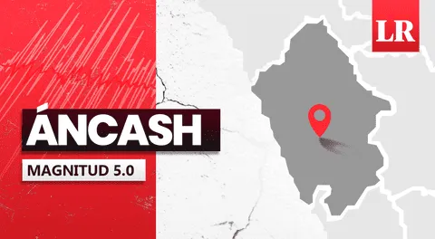 Temblor de magnitud 5.0 se sintió en Áncash hoy, según IGP
