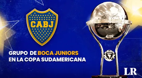 Grupo de Boca Juniors con Luis Advíncula en la Copa Sudamericana 2024
