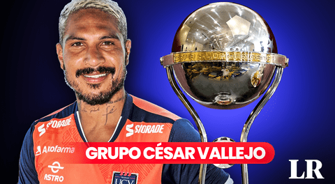 ¡Paolo Guerrero al grupo A! César Vallejo ya conoce a sus rivales para la Copa Sudamericana