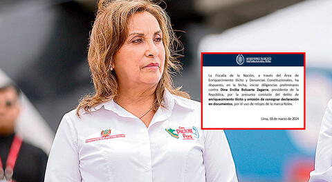 Fiscalía inicia diligencias preliminares contra Dina Boluarte tras adquisición de relojes Rolex