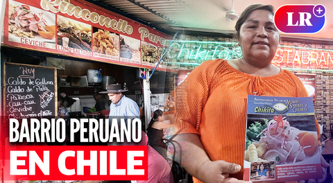 Conoce el barrio de peruanos más grande en Chile