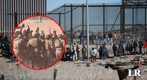 Caos en El Paso: cientos de inmigrantes rompen la frontera entre México y Estados Unidos