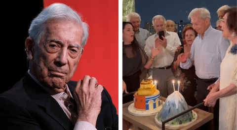 Mario Vargas Llosa cumple 88 años y reaparece en celebración junto a su familia