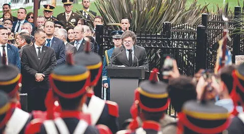 Javier Milei niega la dictadura argentina