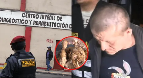 Trabajador de 'Maranguita' es detenido tras intentar pasar drogas y celulares dentro de pollo a la brasa