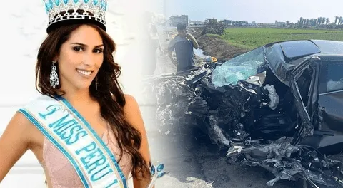 Miss Perú La Libertad 2017 queda herida de gravedad tras sufrir un accidente vehicular en Trujillo