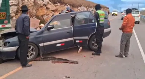 Junín: accidente en carretera Pampas-Huancayo deja un muerto y tres heridos de gravedad