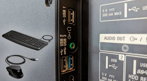 ¿Qué ocurre si conectas un mouse de computadora o un teclado al puerto USB de tu Smart TV?