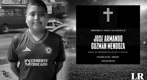 Fallece José Armando, el pequeño fan del Cruz Azul  que recibió más de 120 quimioterapias