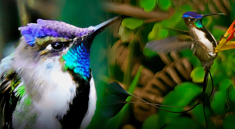El colibrí más hermoso de la Tierra está en Sudamérica: sus plumas cambian de color con la luz