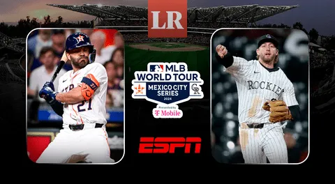 VER Astros vs. Rockies EN VIVO, MLB México Series 2024: hora y canal del juego con José Altuve