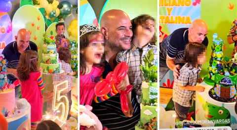 Así fue la GRANDIOSA fiesta de cumpleaños que organizó Ricardo Morán para sus hijos: ¿qué famosos asistieron?