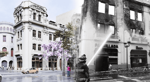 Municipalidad de Lima restaurará edificio Giacoletti a 5 años de su incendio ¿Cómo lucirá?