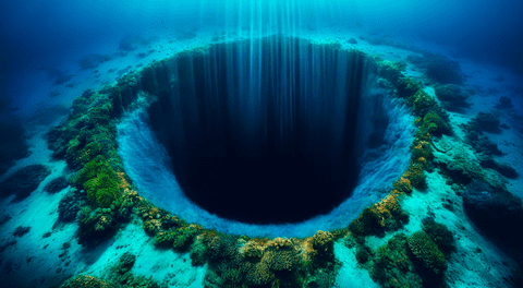 Científicos descubren que el agujero azul más profundo del mundo está en México