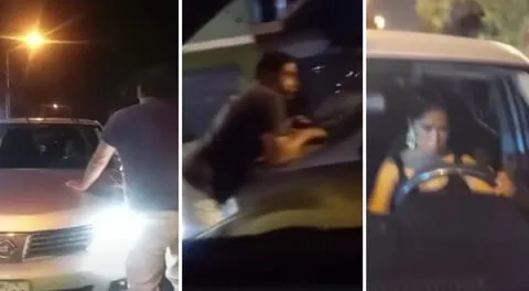 Comas: mujer que conducía auto del Mininter arrastró a hombre por 2 cuadras para darse a la fuga