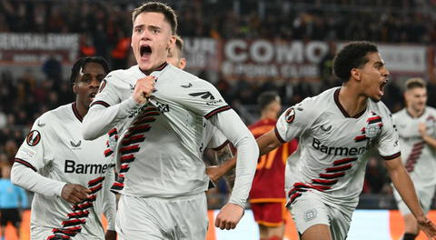 Bayer Leverkusen venció 2-0 a la Roma por la ida de las semifinales de la Europa League