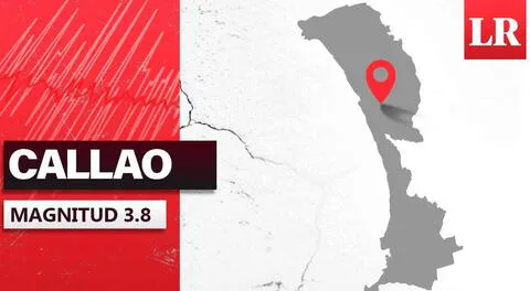 Temblor de magnitud 3,8 se sintió en Callao hoy, según IGP