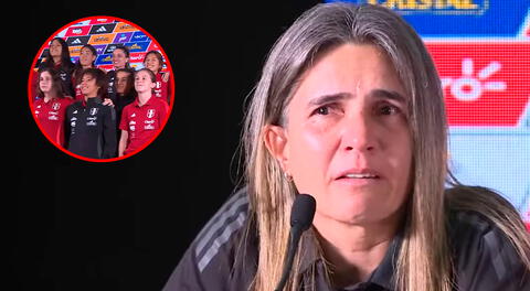 El conmovedor llanto de Emily Lima, DT de la selección peruana femenina, tras la llegada de la sub-20
