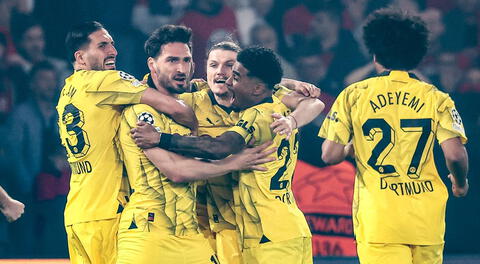 ¡A la final! Borussia Dortmund venció a PSG en París y dejó a Kylian Mbappé sin Champions League