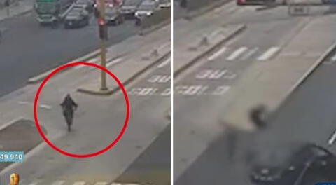 Chorrillos: taxista se pasó la luz roja y atropelló a ciclista de 23 años