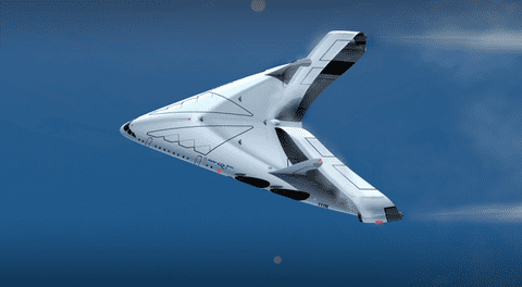 El avión supersónico sin alas (inspirado en Star Wars) que viajará de Londres a Nueva York en 5 horas