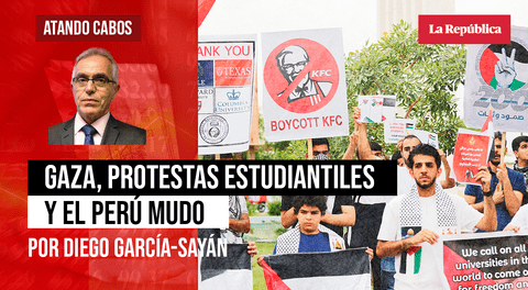 Gaza, protestas estudiantiles y el Perú mudo, por Diego García-Sayán
