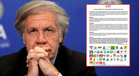 Asociación de Movimientos Regionales respalda pedido para activar la Carta Democrática en Perú