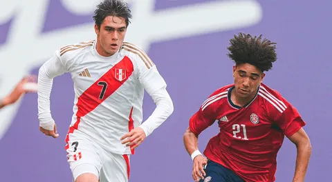 La selección peruana sub-20 de 'Chemo' del Solar ganó 1-0 a Costa Rica en su segundo amistoso