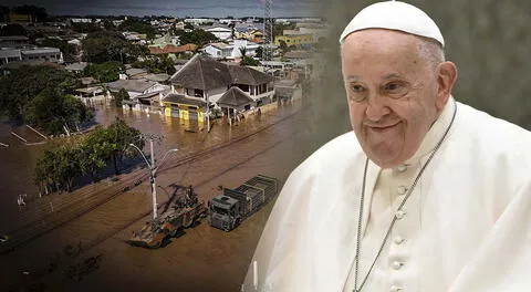 Papa Francisco anuncia donación de más de US$100.000 para damnificados por inundaciones en Brasil