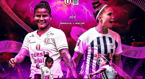 VER Universitario vs. Alianza Lima Femenino EN VIVO HOY por el clásico de la Liga Femenina 2024