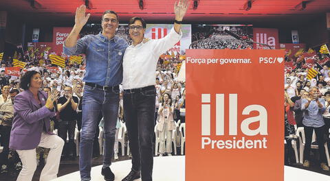 Socialistas ganan ampliamente elecciones en Cataluña