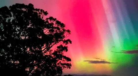 Las increíbles imágenes en Sudamérica de las auroras australes: descubre cuando se volverán a ver
