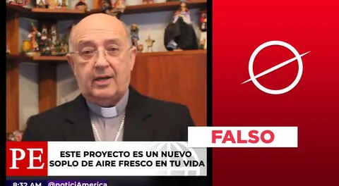 Cardenal Pedro Barreto no promueve proyecto que "aumenta el presupuesto": video es un montaje