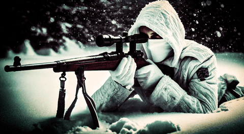 La 'Muerte Blanca', el francotirador que redujo a 700 soldados soviéticos durante la Guerra de Invierno